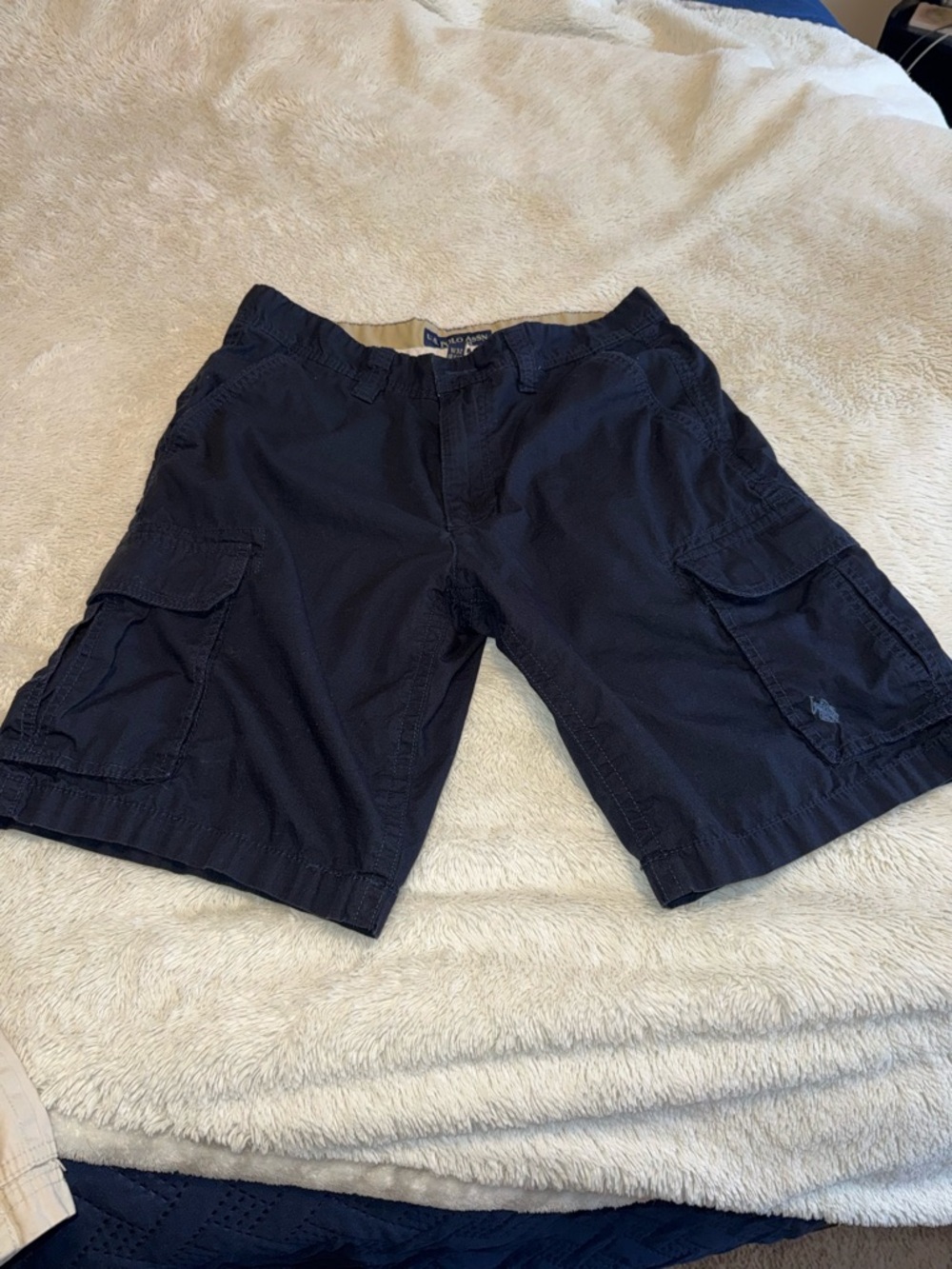 U.S. Polo Assn. Navy Cargo Shorts